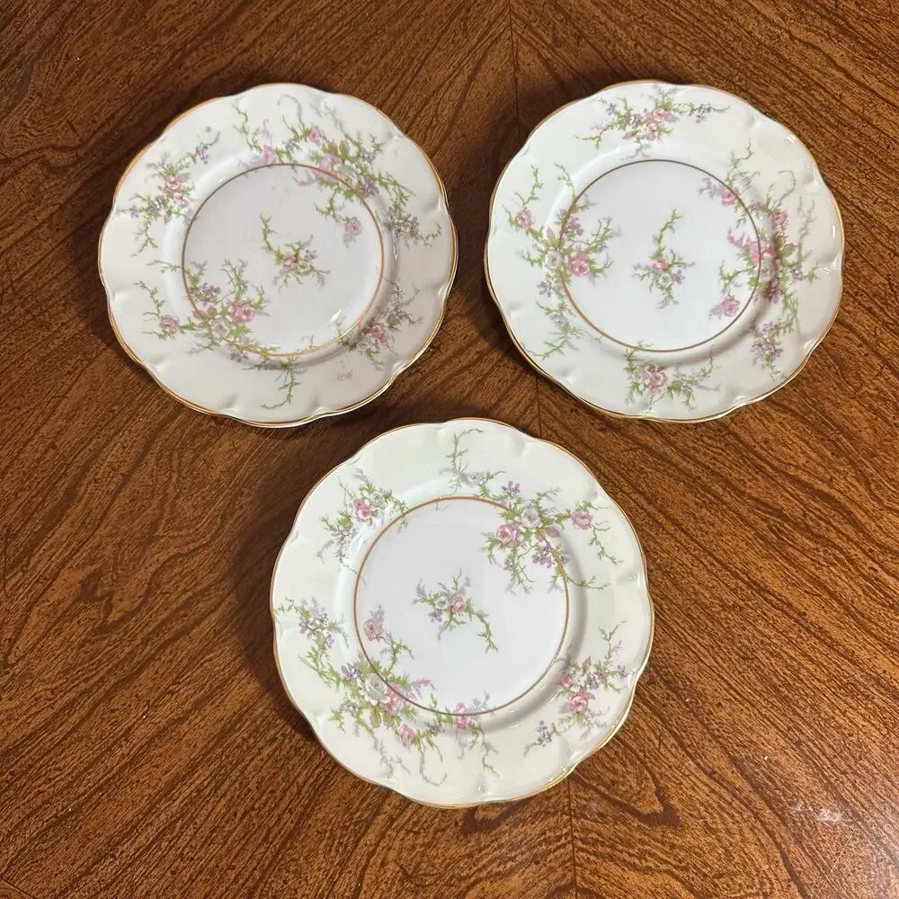 Vtg Haviland Porcelain Rosalinde New York Rosalinde 6.5